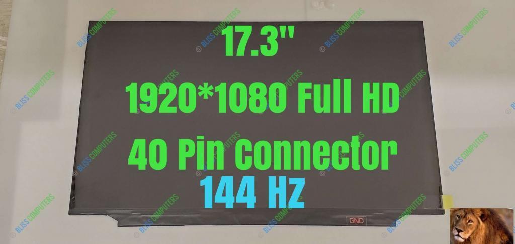 New LCD Screen AUO B173HAN04.0 B173HAN04.4 B173HAN04.9 144hz 40 Pin FHD