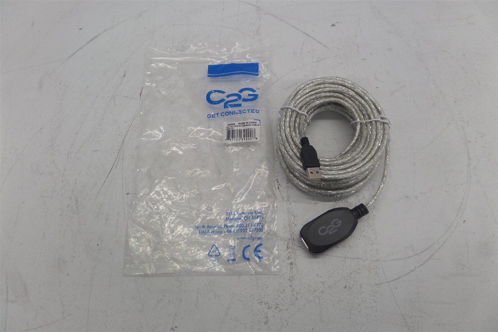 Cables to Go 40ft USB A M/F Active Extension Cable 39000