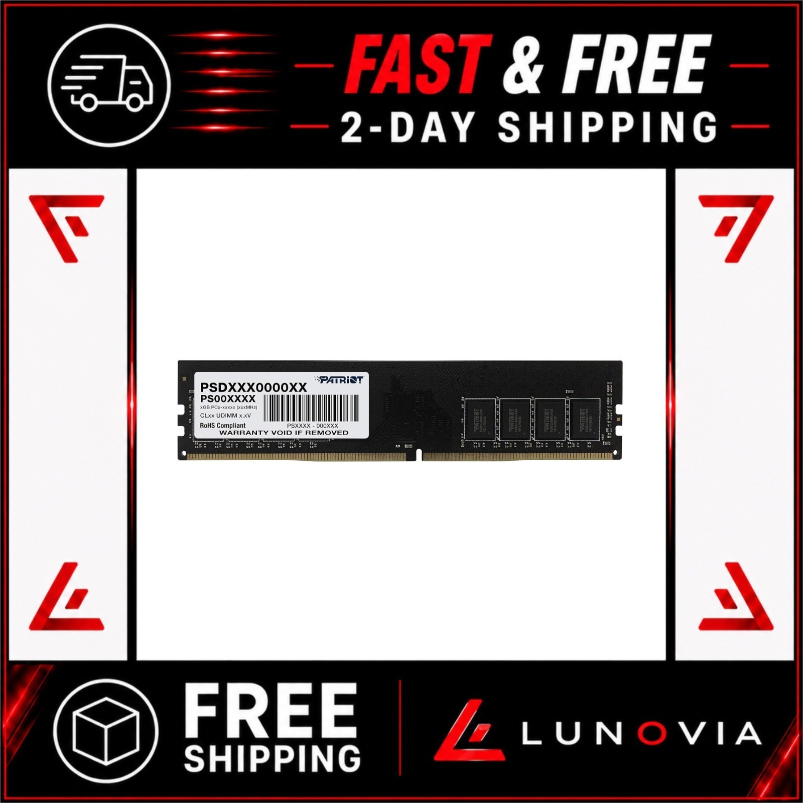 Patriot Signature Line DDR4 8GB 3200MHz Desktop RAM 288-Pin UDIMM PC4-25600