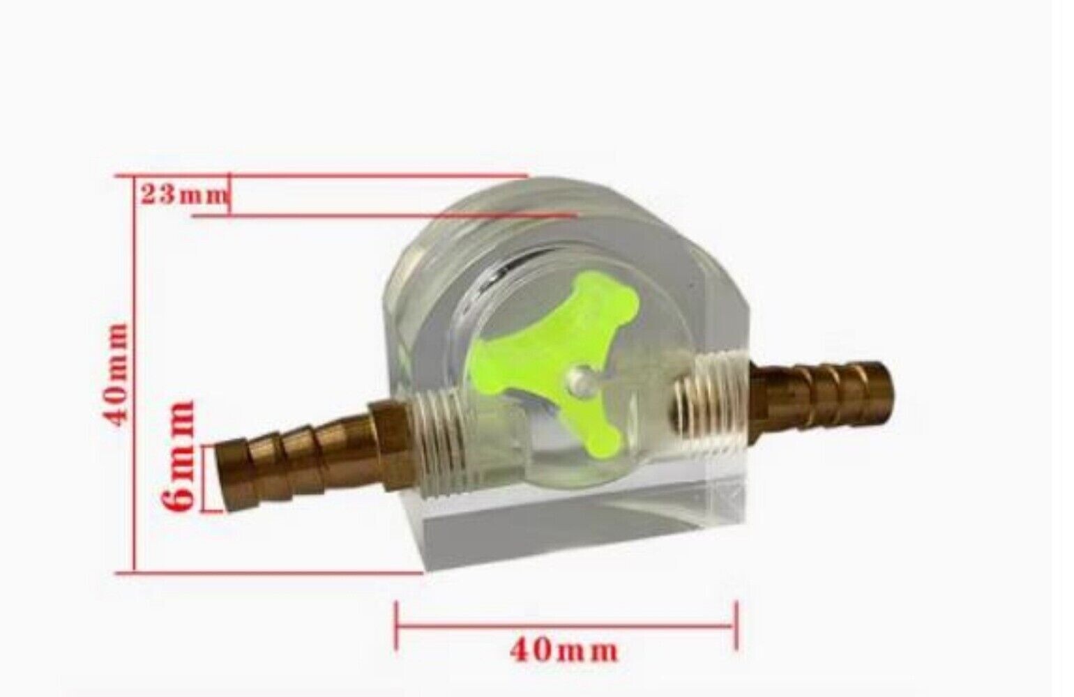 1PC Engraving Machine Flow Meter Water Cooling Monitor 6/8/10/12/14mm NEW