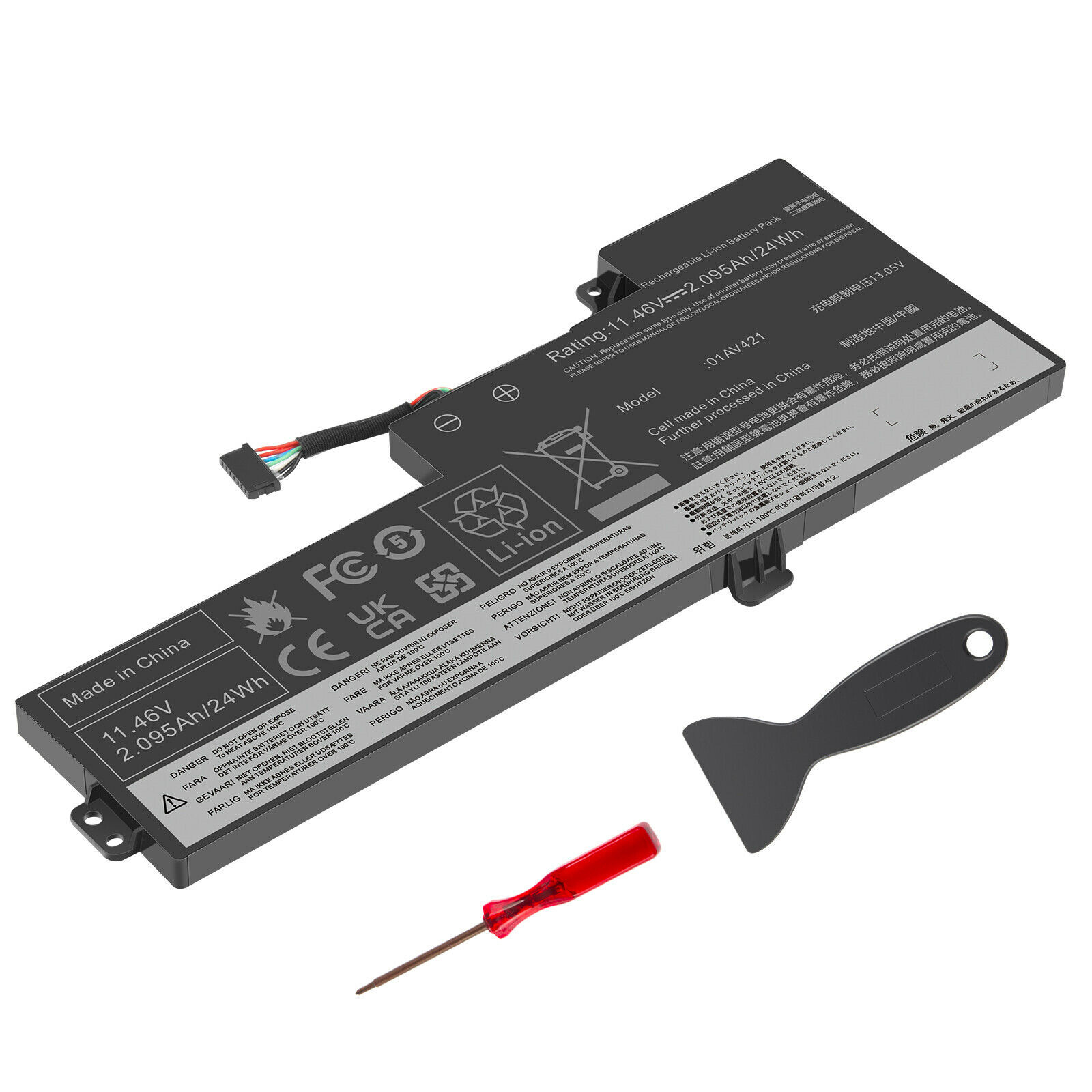 🧡LOT OF 01AV421 Battery For Lenovo T470 T480 A475 01AV419 01AV420 01AV489 24Wh