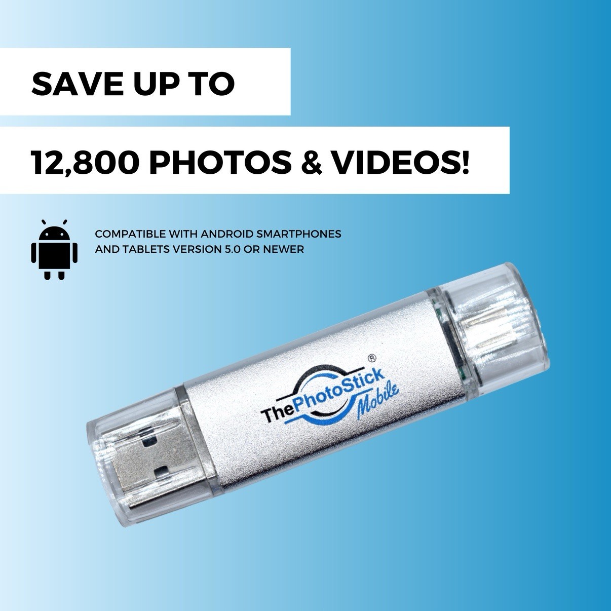 ThePhotoStick 2.0 Mobile for Android SmartPhone Photo Backup- NEW in Package