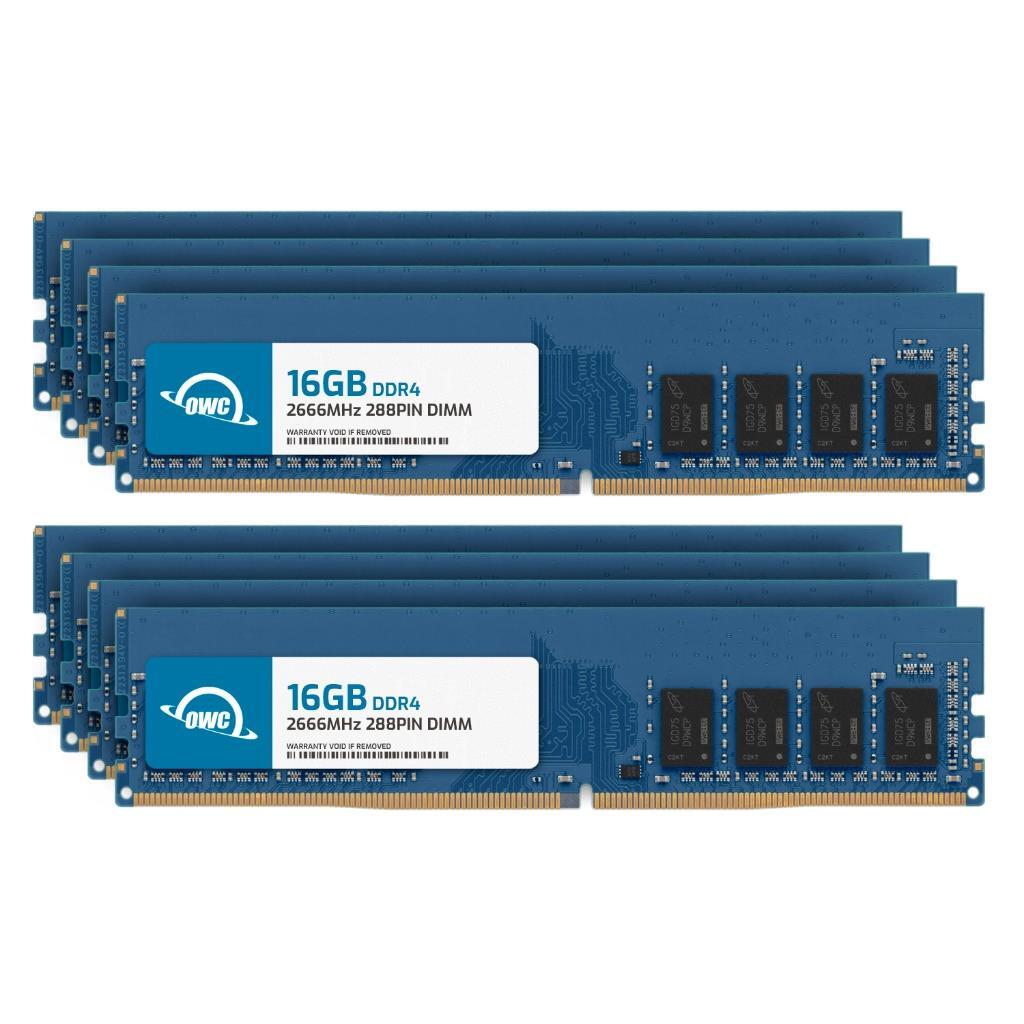OWC 128GB (8X16GB) DDR4 2666MHz 2Rx8 Non-ECC UDIMM 288pin Memory RAM