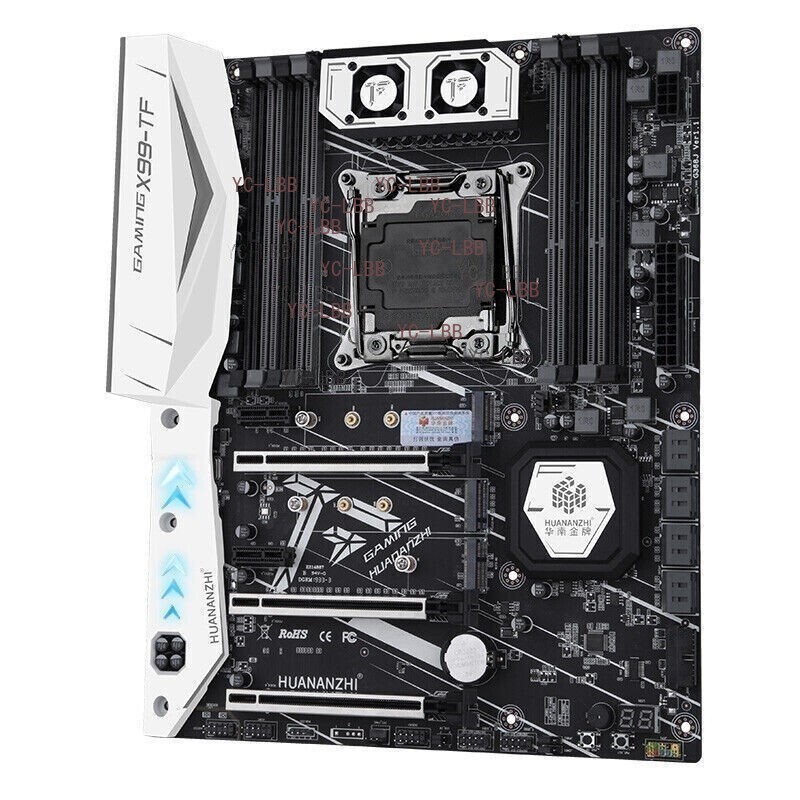 HUANANZHI X99 TF Huanan Motherboard Intel M.2 NVMe LGA 2011 3 DDR4 DDR3 USB3.0-