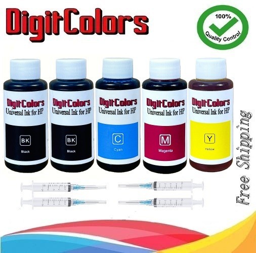 500ml Refill ink HP 67 67XL DeskJet Plus 4158 4155 4152 4140 2BK CMY
