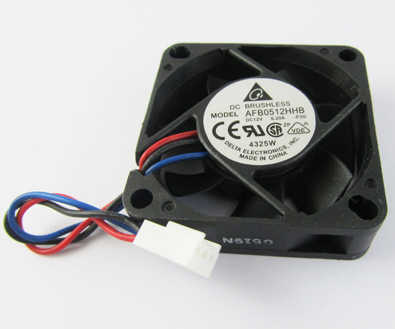 5pcs DELTA 50x50x15mm 50mm 5015 AFB0512HHB 12V 0.2A DC Brushless CPU Fan 3wire