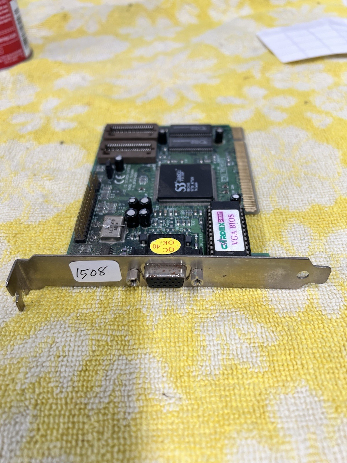 S3 Trio64V+ 1MB PCI VGA Video Card 86C765 CardExpert TESTED Windows 98