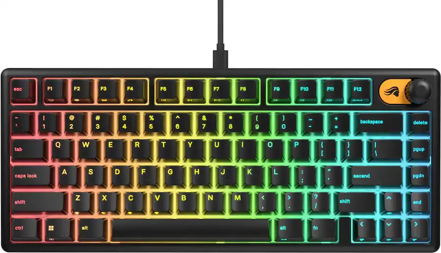 Glorious GMBK 75% Wired Membrane Gaming Keyboard
