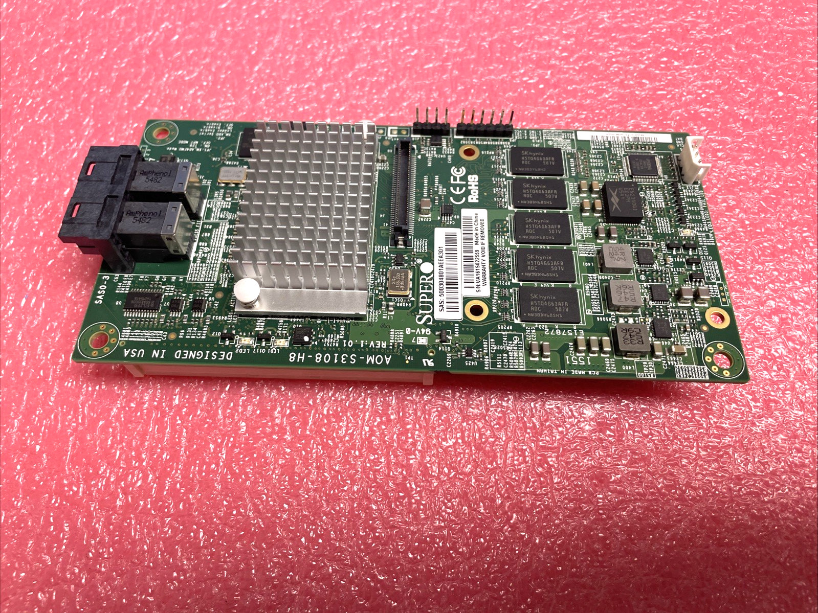USED / SUPERMICRO AOM-S3108-H8 12GBPS 3108 SAS INTERNAL MEZZ RAID