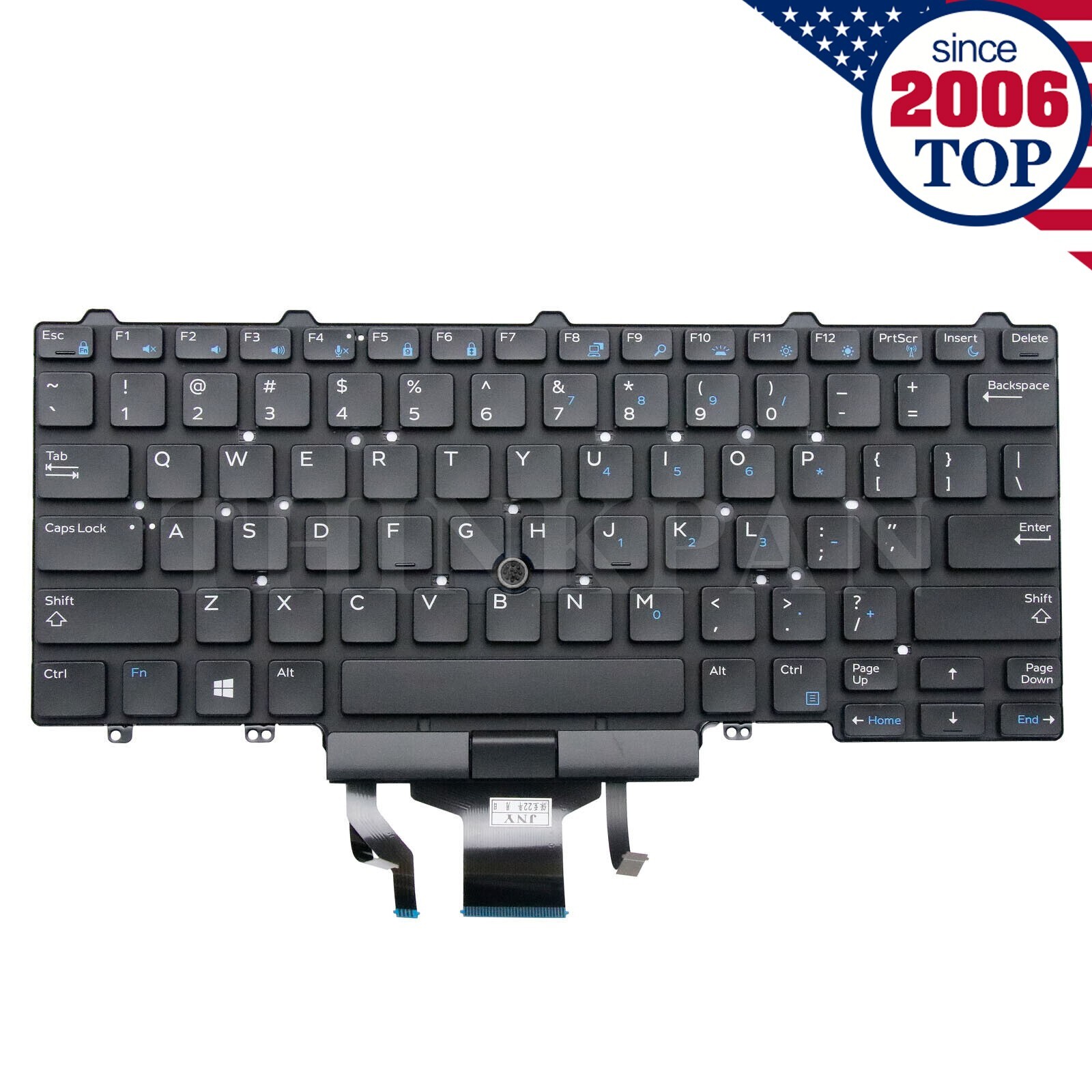 US Backlit Keyboard For Dell Latitude 5480 5490 7480 E7450 0D19TR