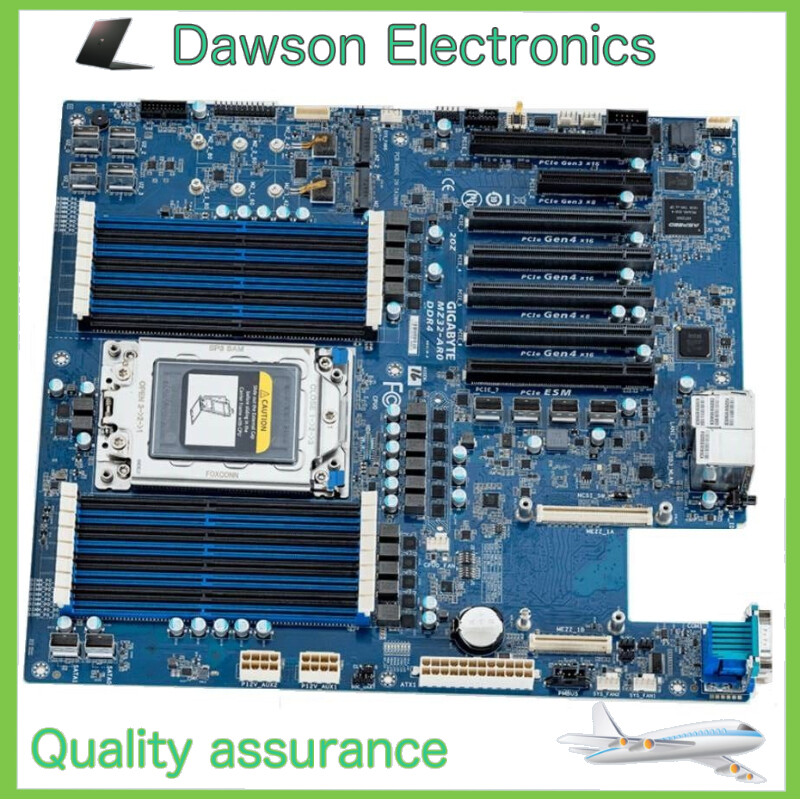 Gigabyte MZ32-AR0-00 Motherboard（Rev 3.0）Support AMD EPYC 7002/7003 Series CPU