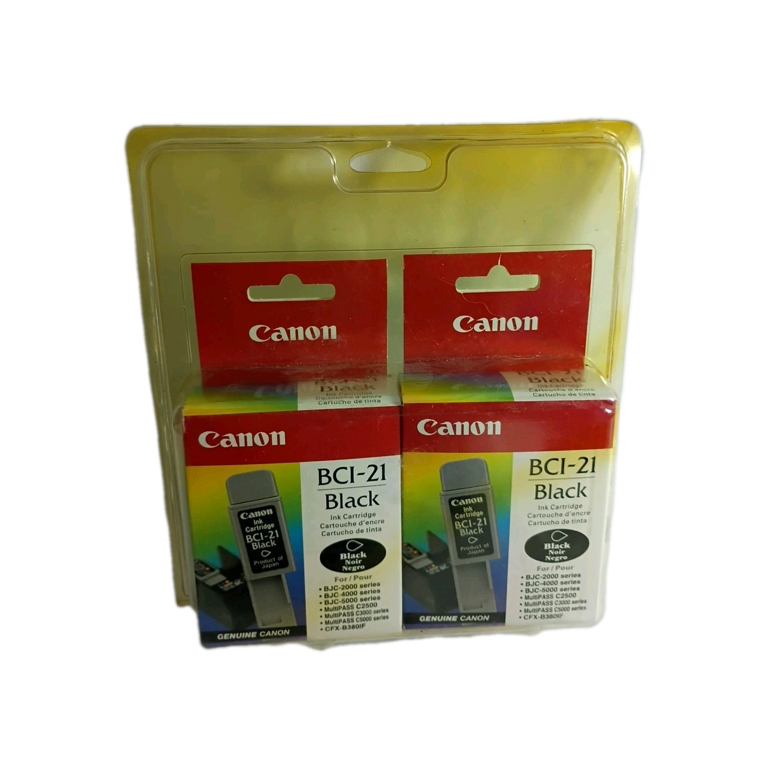 Genuine Canon BCI-21 Black Ink Cartridge CST-6256-000 Sealed