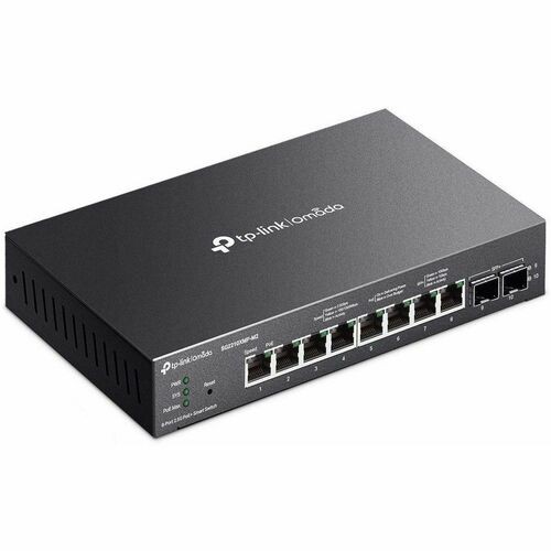 Omada Omada 8-Port 2.5GBASE-T and 2-Port 10GE SFP+ Smart Switch with 8-Port PoE+