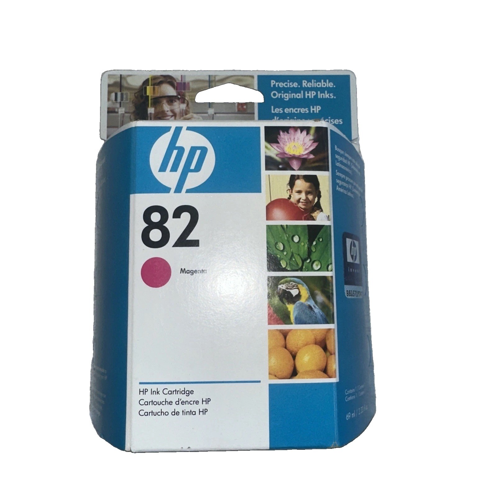 HP 82 Magenta DesignJet Ink Cartridge 69ml C4912A Genuine OEM Sealed 