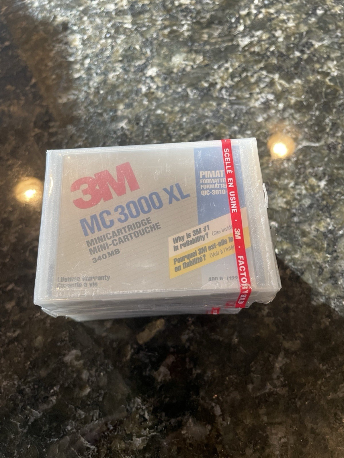 Lot Of 4 3M MC 3000 XL Data Cartridges or MiniCartridge 340Mb