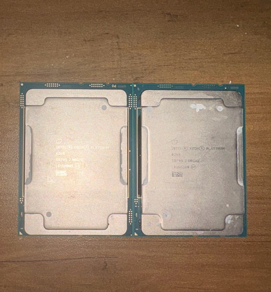 Lot of 2 Intel Xeon Platinum 8268 2.9GHz FCLGA3647 Server Processor | SRF95