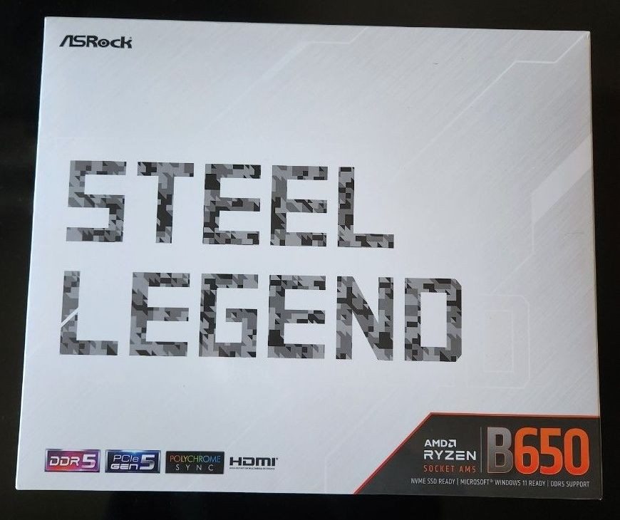 ASRock B650 Steel Legend WiFi AMD AM5 DDR5 Motherboard