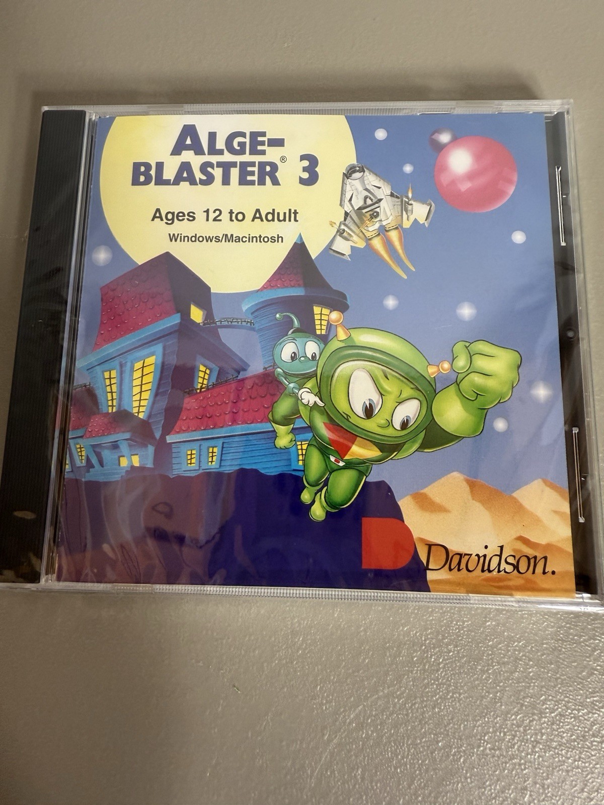 Vintage "Davidson Alge-Blaster 3" CD-Rom Windows/Mac 1994