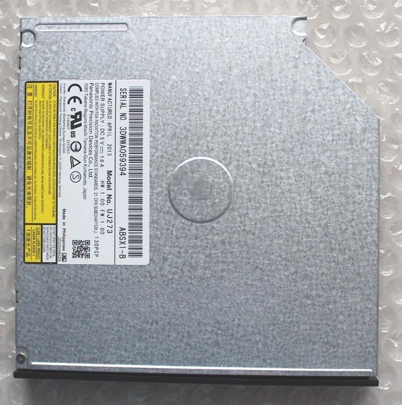9MM model with built-in Blu-ray disc burner, supporting 128G UJ273 UJ272Q
