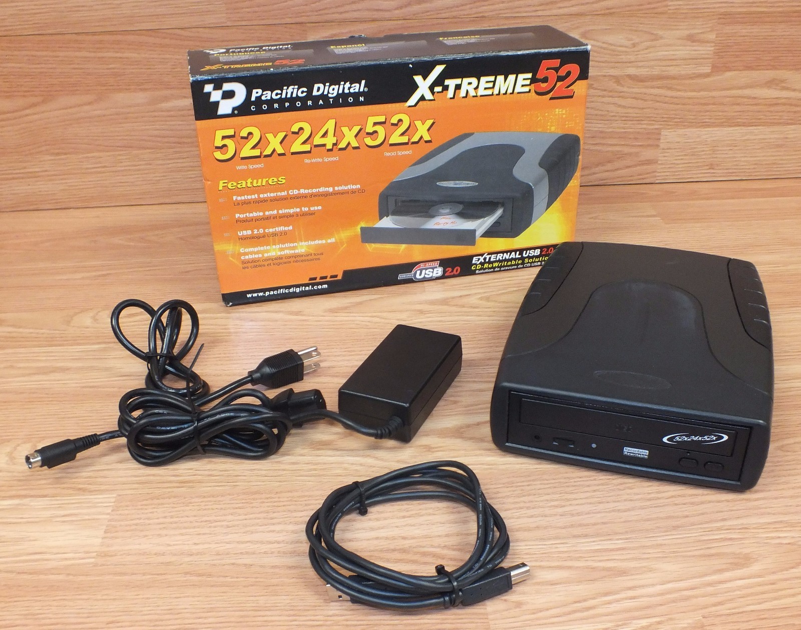 Pacific Digital Corporation (U-30147) X-Treme 52x24x52 CD-ReWritable Solution 