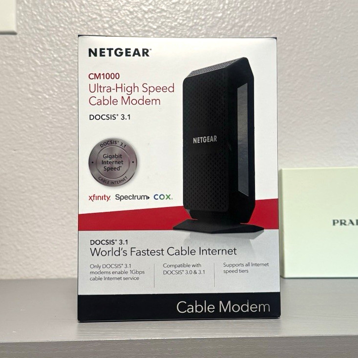 NETGEAR CM1000 DOCSIS 3.1 Cable Modem Up to 1 Gbps Gigabit Ethernet