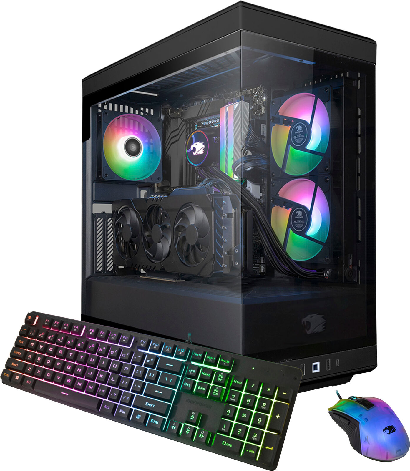 iBUYPOWER Y40 Black Gaming Desktop PC - Intel Core i7 14700F - NVIDIA GeForce...