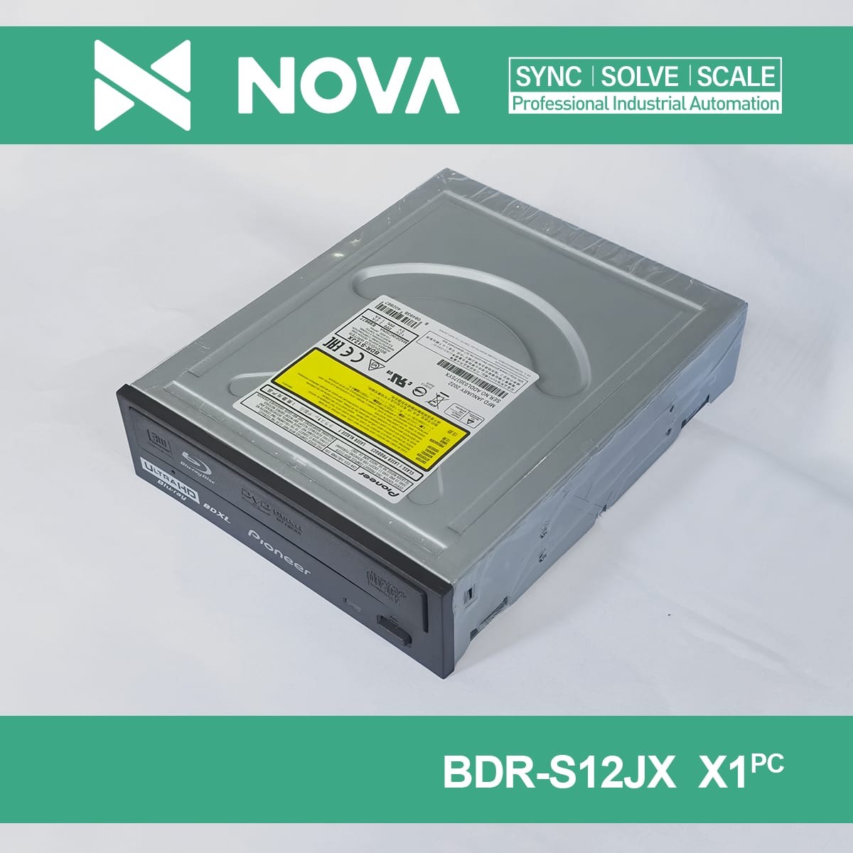 1 PC Built-in compatible Pioneer Blu-ray Player and Recorder BDR-S12JX/212UHB
