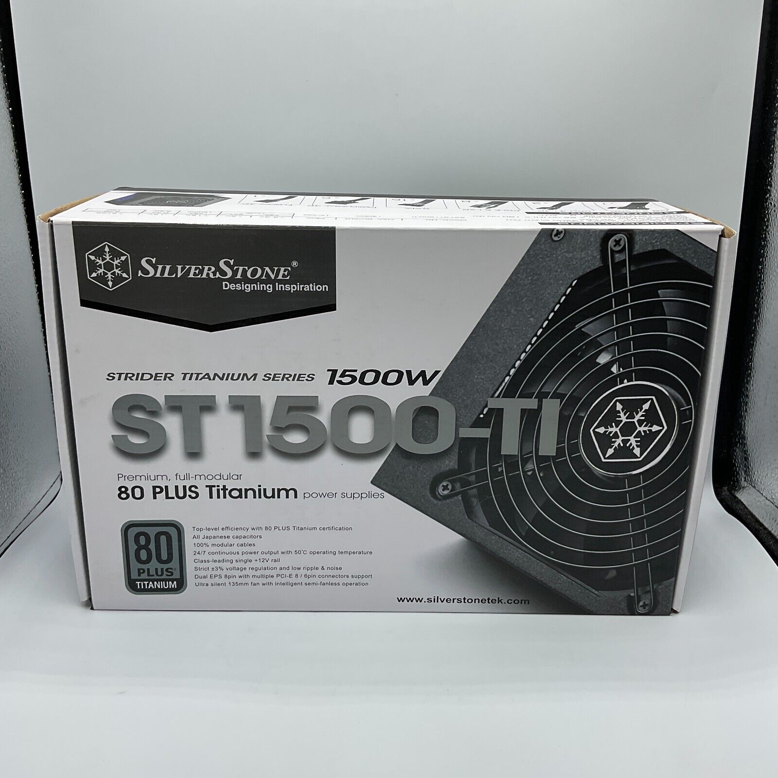 SilverStone Strider Titanium Series 1500W Power Supply ST1500-TI NEW