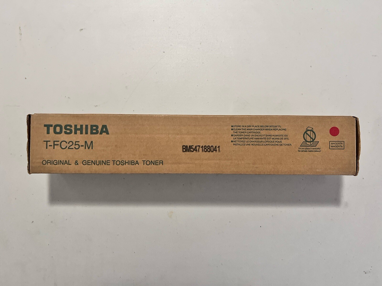 Toshiba T-Fc25-K Magenta Toner Original Genuine Black