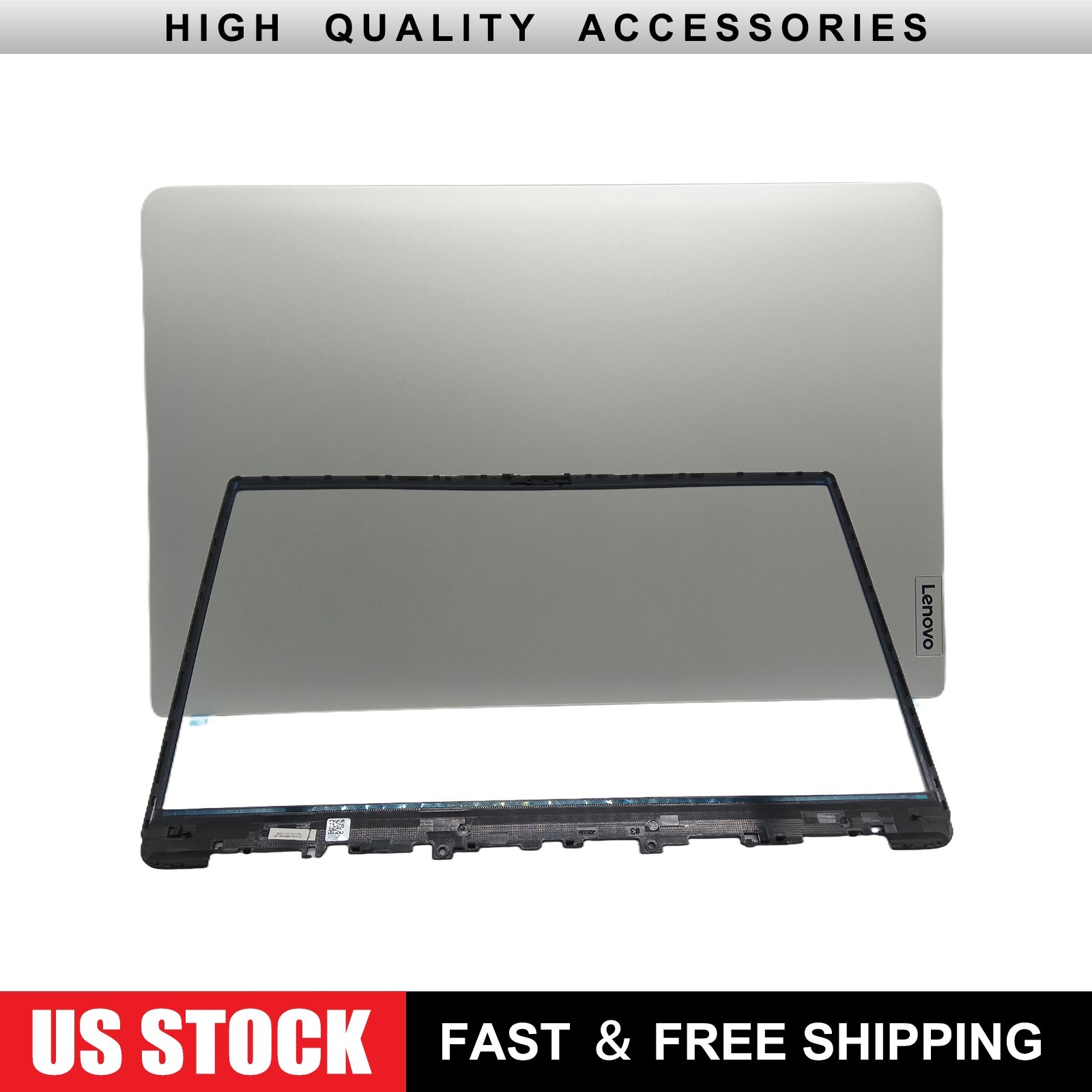 Updated Back Cover & Front Bezel For Lenovo IdeaPad 1 15ADA7 1 15AMN7 NEW LCD