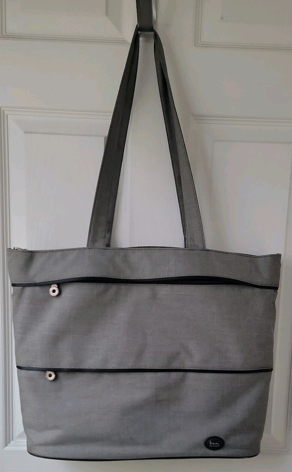 Michael Graves Designer Computer Shoulder Bag Padded Double Strap Burgundy Liner
