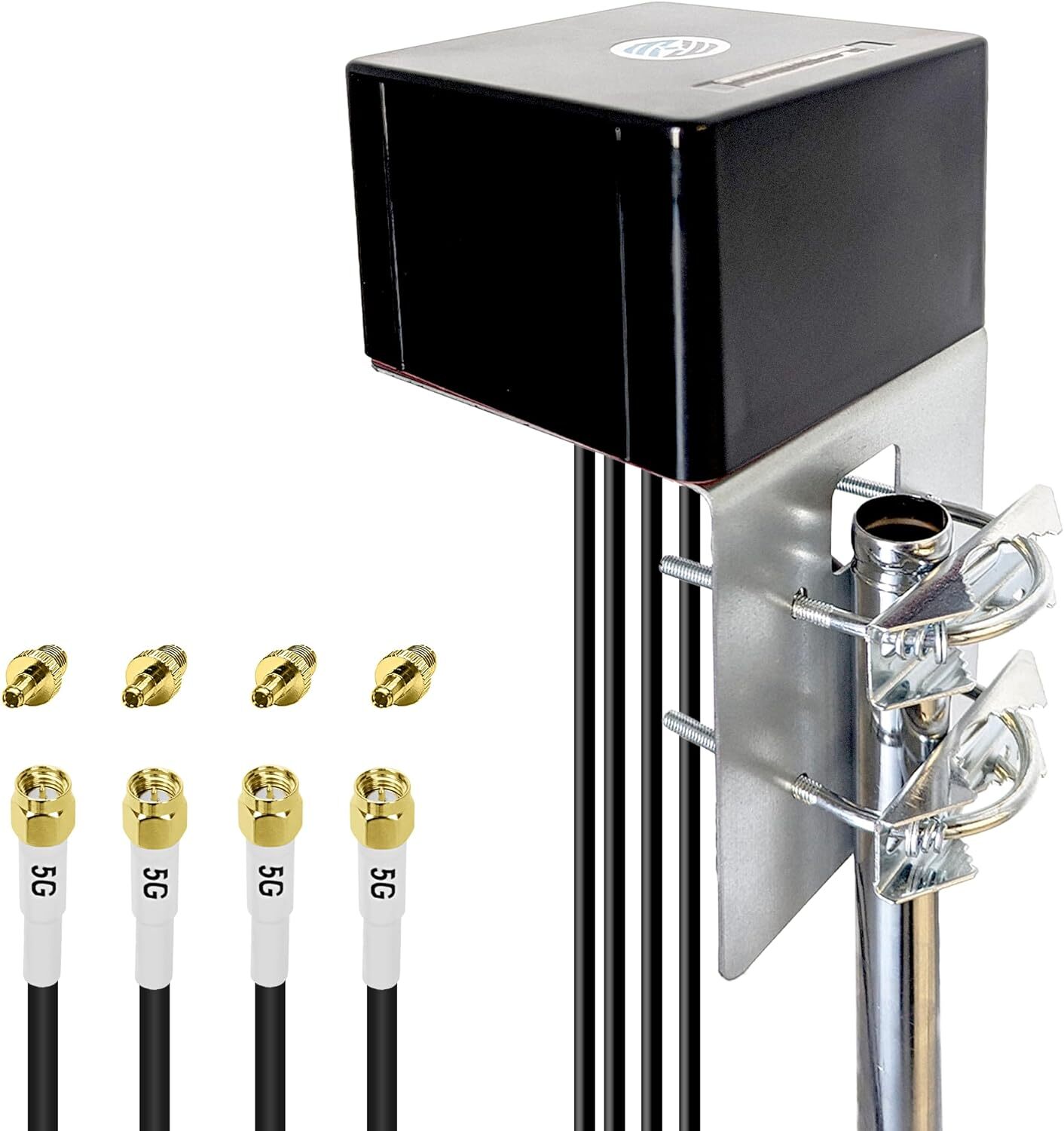 4X4 MIMO Low Profile Omnidirectional Antenna 6dBi 600-8000MHz for 4G+ LTE 5G RV