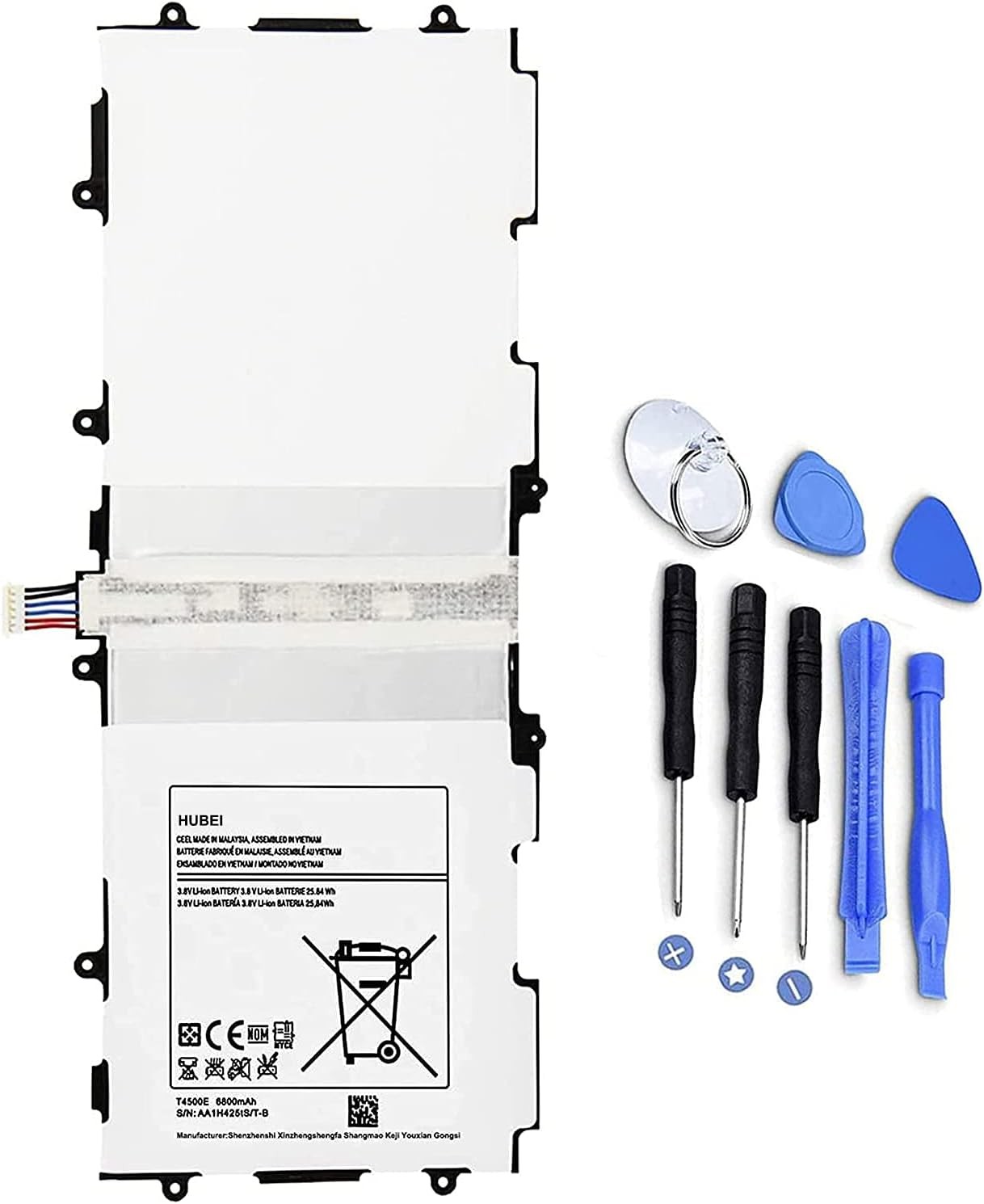 T4500E T4500C Tablet Battery Replacement for Samsung Galaxy Tab 3 10.1 GT P5200
