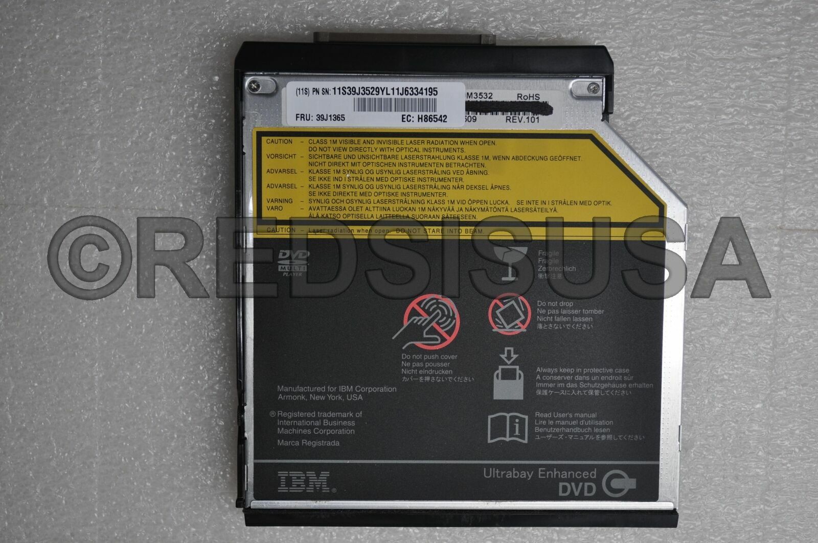 IBM 4.7GB 8x/24x IDE Slim-line DVD-ROM Drive 39J1365