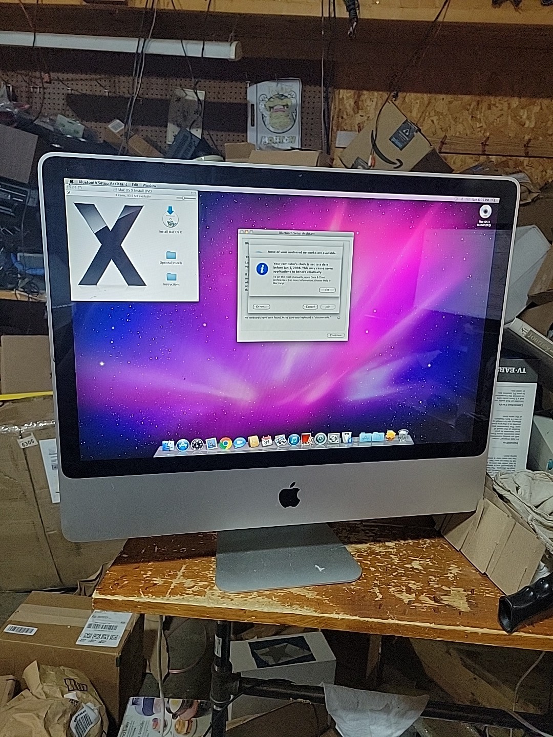 Apple iMac 24" A1225 3.06GHz Intel Core 2 Duo 4GB RAM 1TB HDD 2009, WORKING