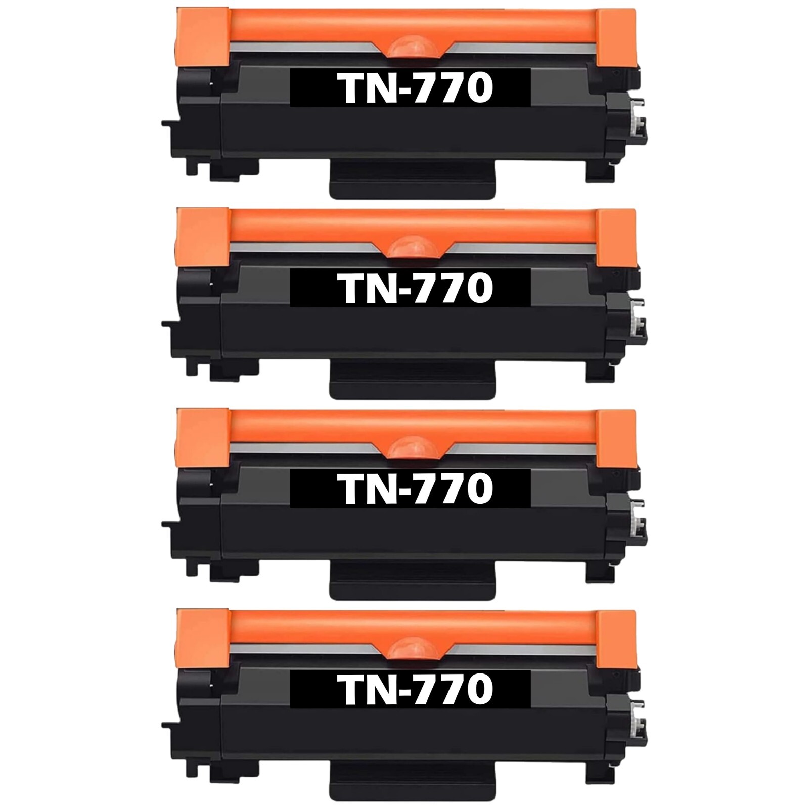 4-Pack TN 770 TN-770 TN770 Toner Cartridge for MFC-L2750DW HL-L2370DWXL