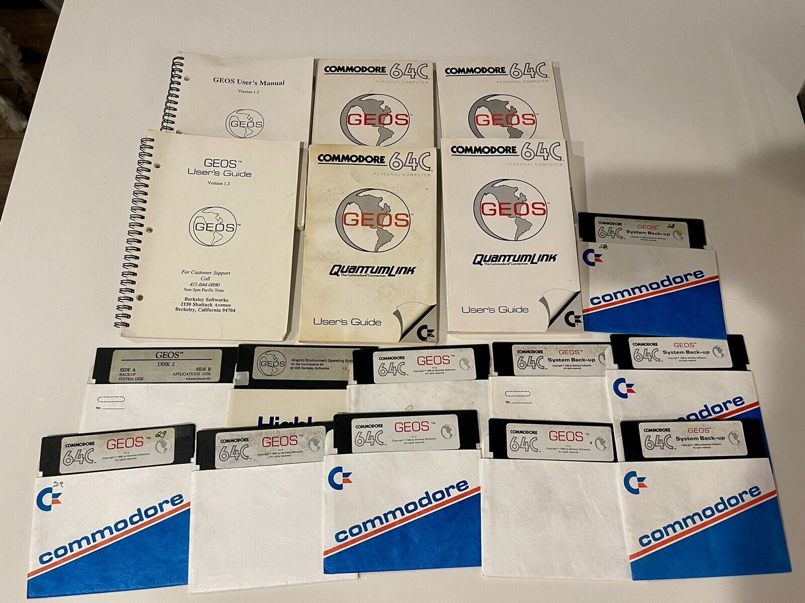 Berkeley Systems GEOS Graphic Environment Operating System 1.2 Commodore 64/128
