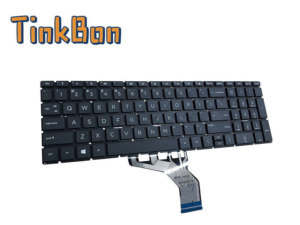 New For HP 15-db0050nr 15-db0058ca 15-db0060ca 15-db0xxx Laptop Keyboard Black