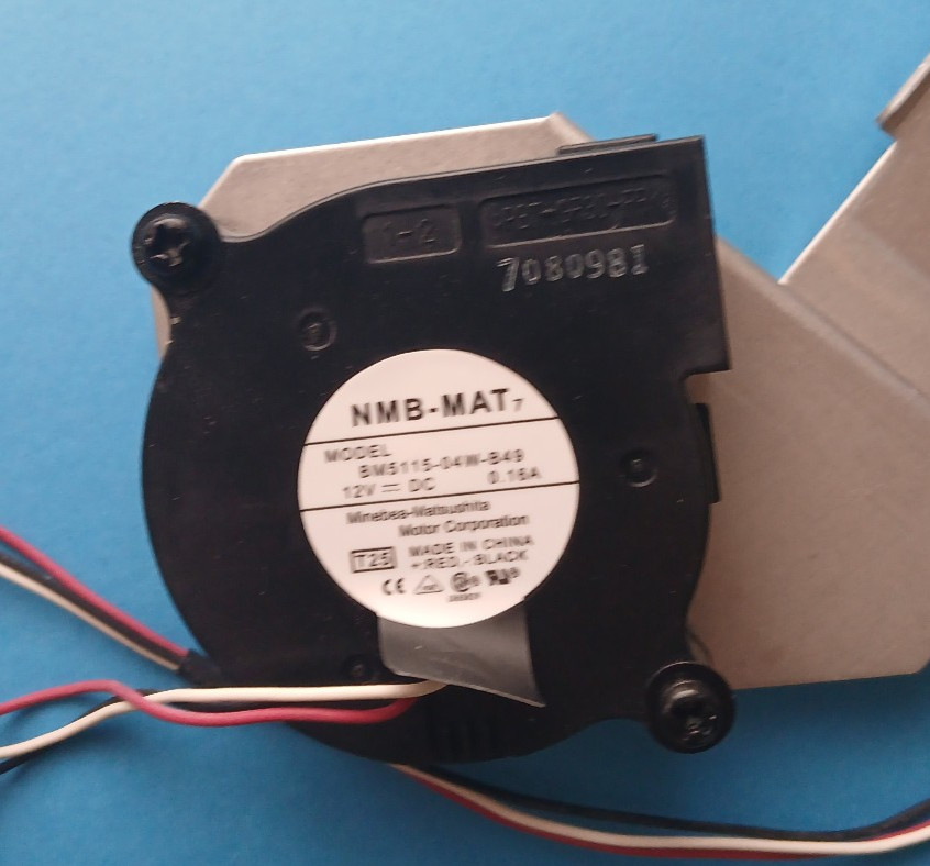 NMB-MAT Minebea BM5115-04W-B49  Fan DC12V 0.16A  2x2 inches