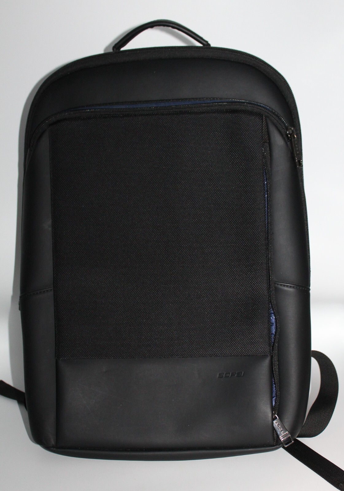 Bopai Black Slim Backpack Laptop 851-023331 Men's Travel Business USED Great con