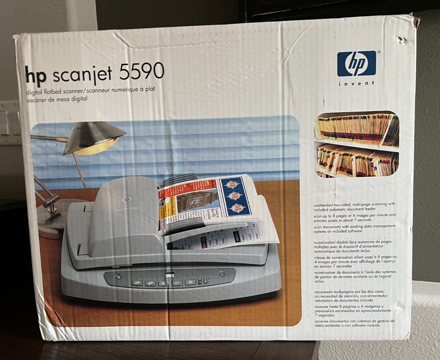 NEW HP Scanjet 5590 L1910A Flatbed ADF Auto Doc Feeder Scanner