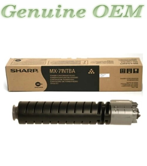 MX-71NTBA/MX71NTBA Original OEM Sharp Toner Cartridge, Black High Yield Genuine