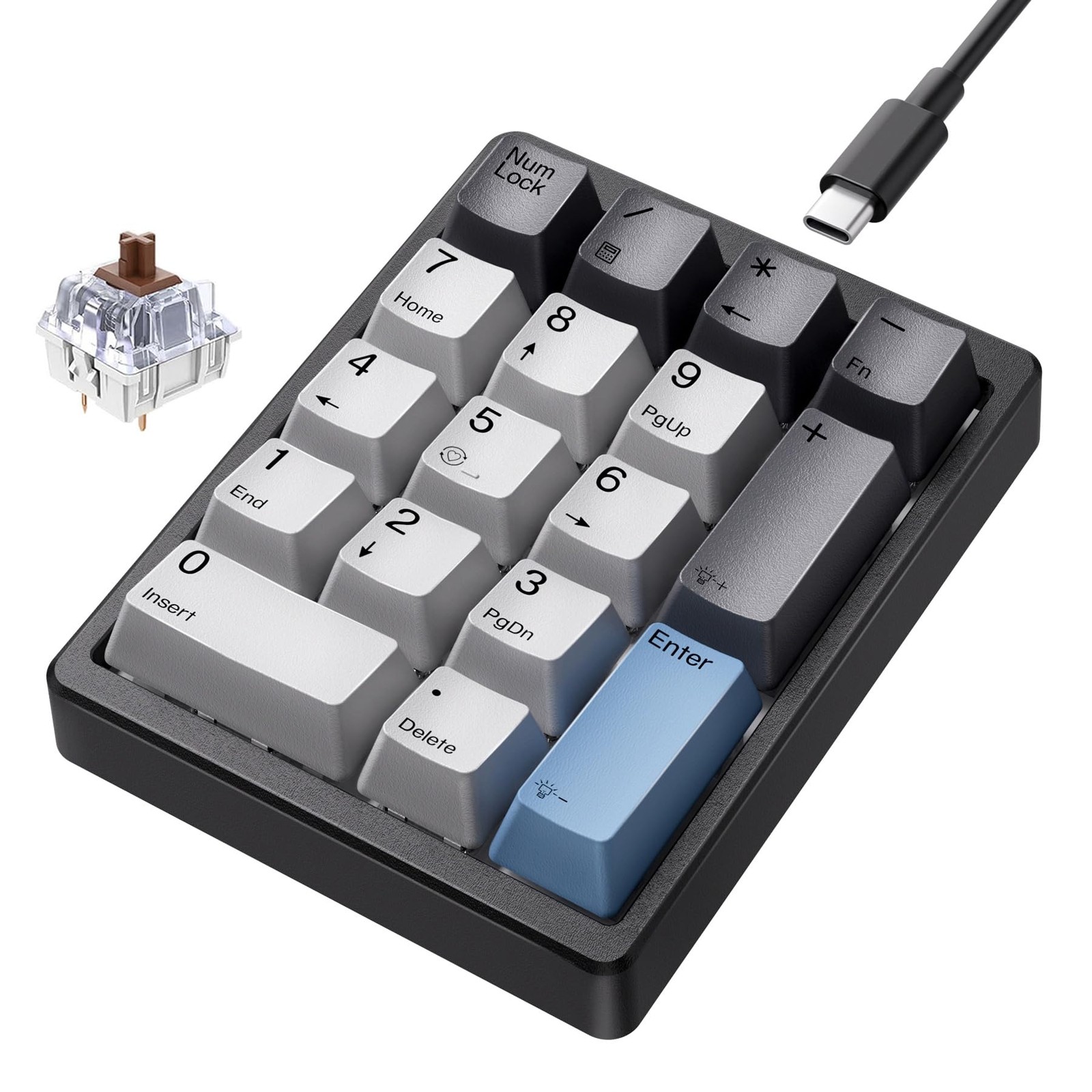 KN17 Mechanical Numpad for Excel Financial Data Entry