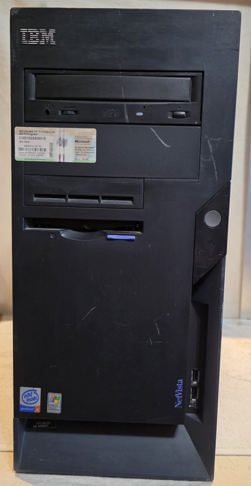 Vintage IBM NetVista Tower PC Pentium 4 | POST Beeps | 100% Original Complete