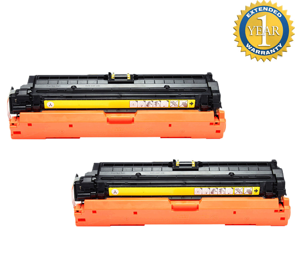 2 PK CLT-Y503L Yellow Toner Cartridge for Samsung C3060FW C3010DW C3010ND C3060F