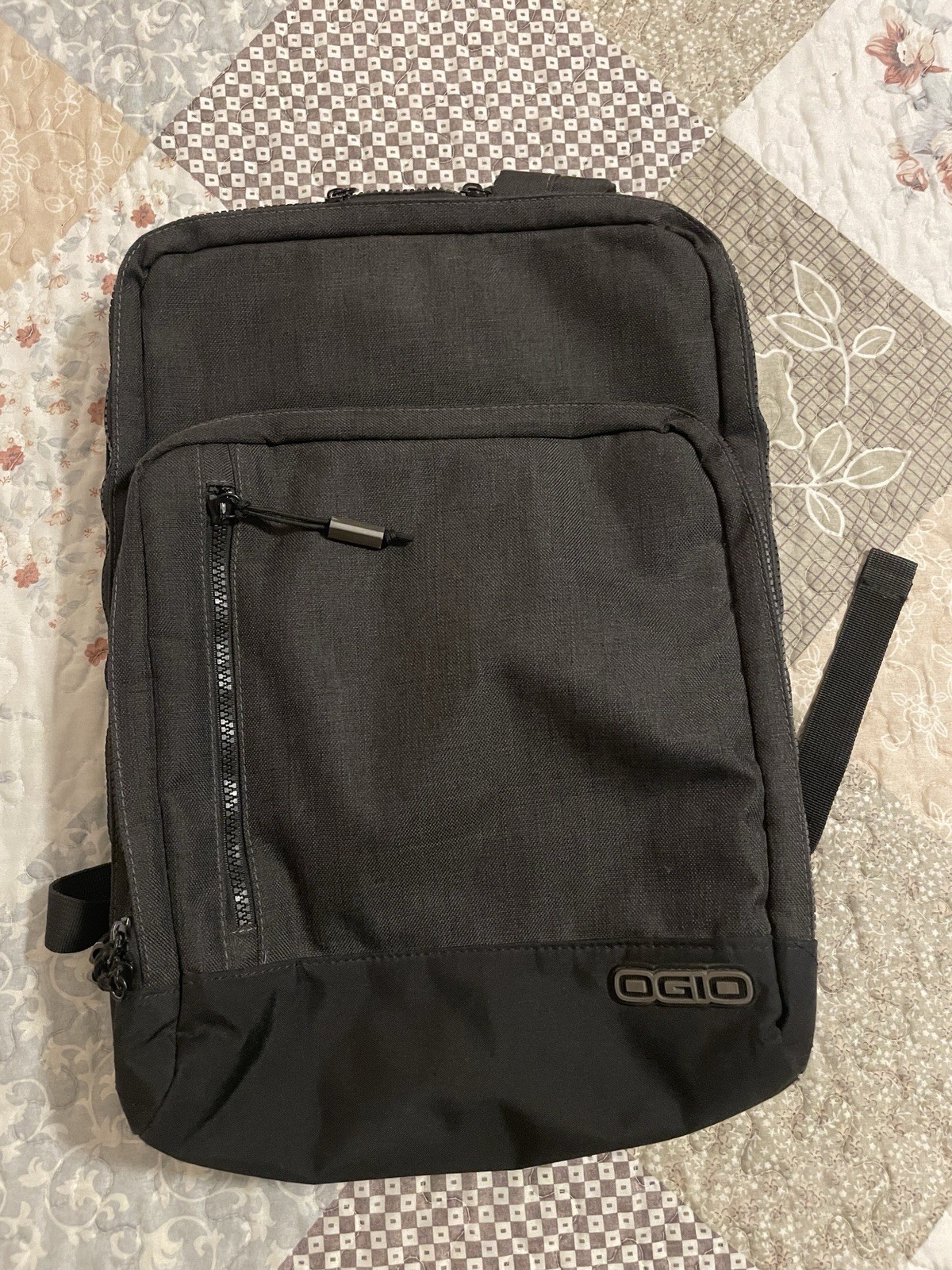 OGIO Laptop Backpack-Black & Charcoal