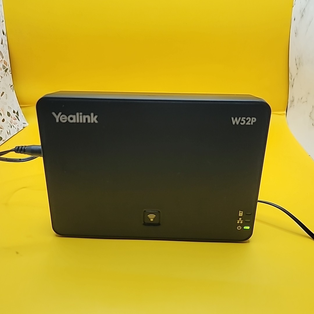 Yealink W52P IP DECT Phone Wireless Base Station - Come With Power Cord - Tested