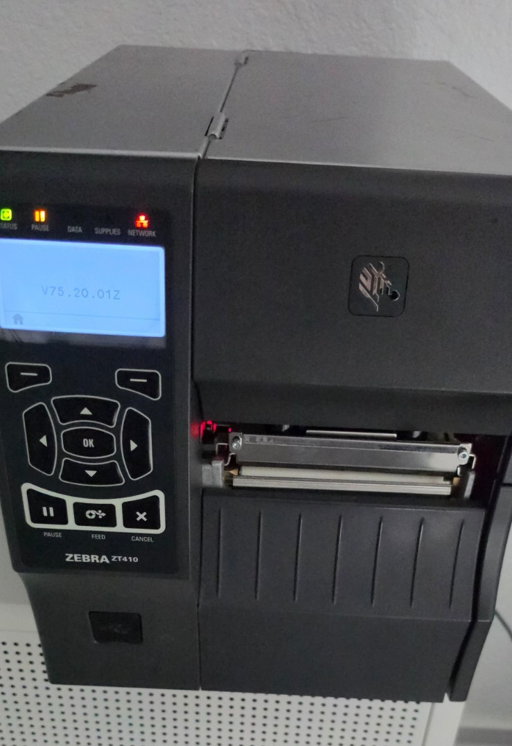 Zebra ZT410 Industrial Thermal Label Printer – Tested Working – 