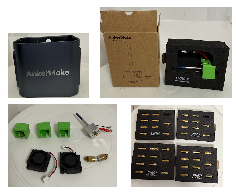 Mixed LOT of AnkerMake 3D Printer Parts M5 M5C Hotend Set Brushless Blower Fan