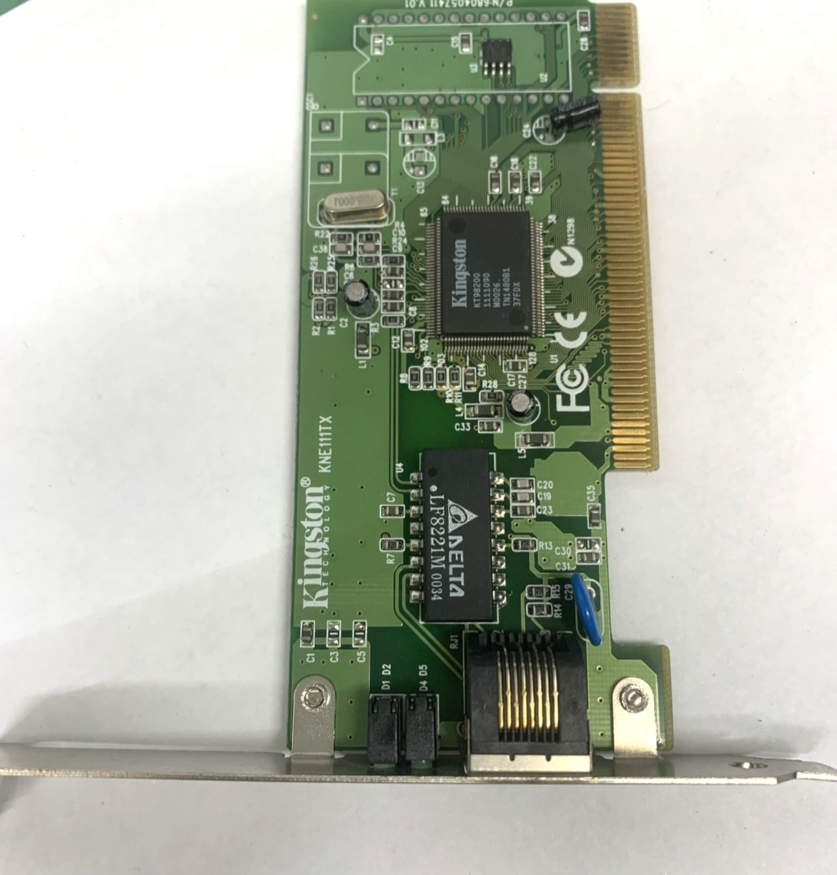Kingston KNE100TX/100SI 10/100BASE-T RJ45 PCI Network Adapter Card